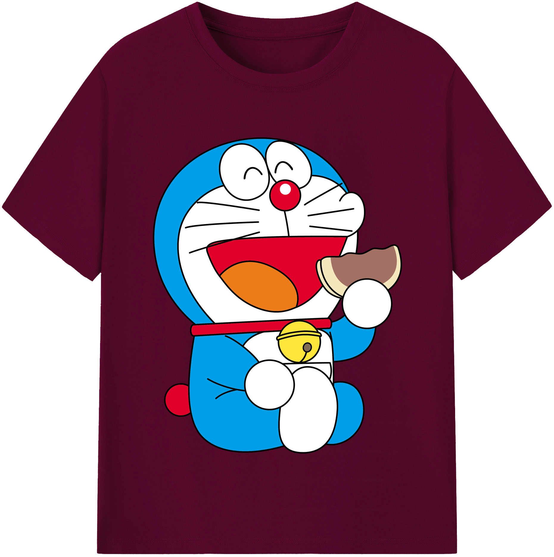 （画像用） ドラえもん Doraemon レディースカジュアルプリントTシャツ（綿100％）
